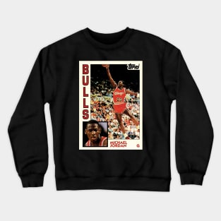 BASKETBALLART -JORDAN CARD 27 Crewneck Sweatshirt